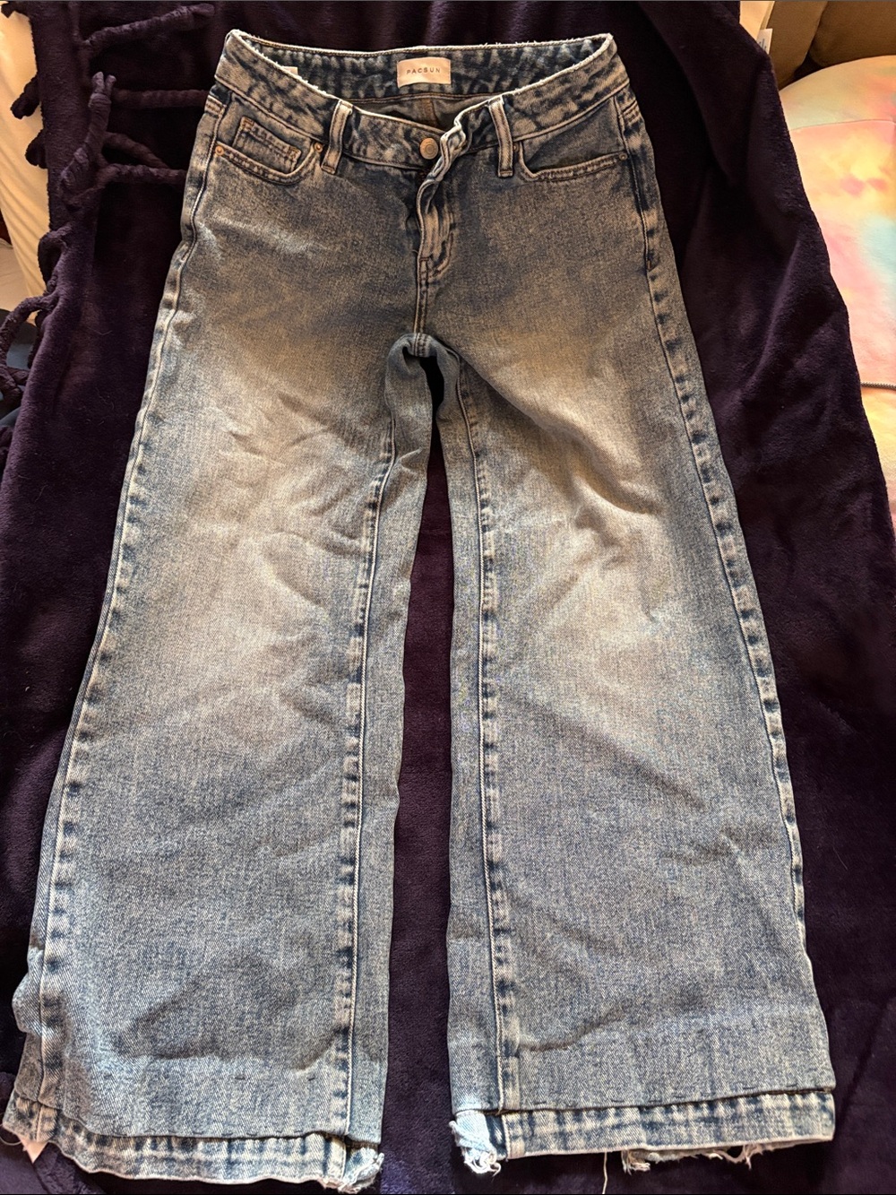 PacSun Light Blue Acid-Wash Jeans